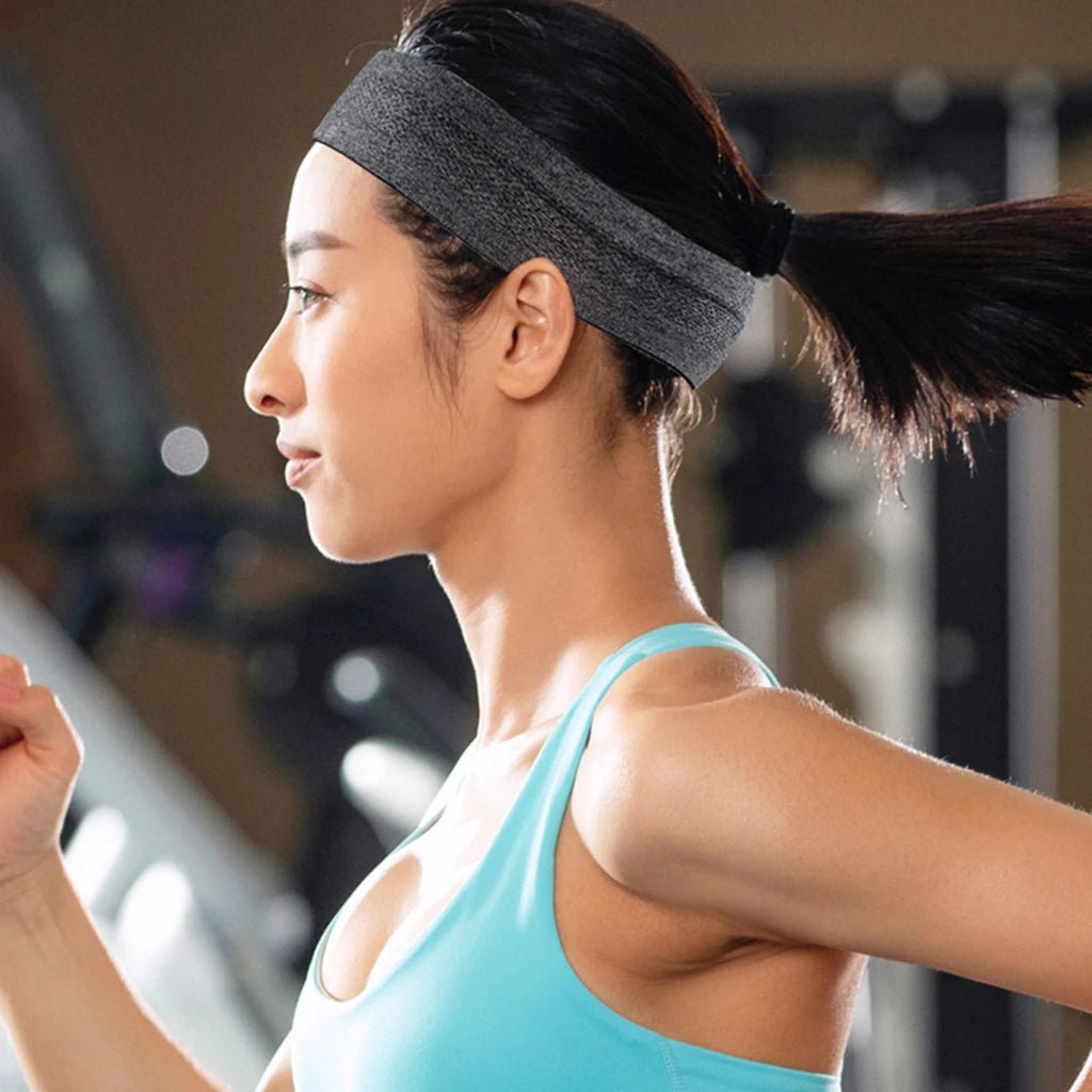 Elastic Sweat Absorption Quick Dry Sports Workout Headbands - Xnest