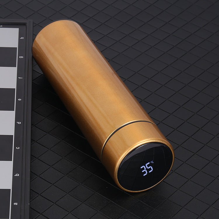 500ML Smart Water Bottle Stainless Steel Vacuum Flask with Intelligent Temperature Display - Xnest