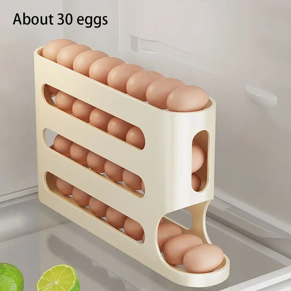 4 Layers Automatic Rolling Egg Holder - Xnest
