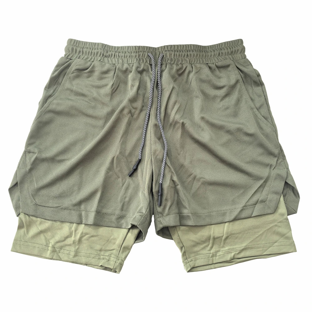 Men's Multi Pocket Fitness Running Shorts - Xnest