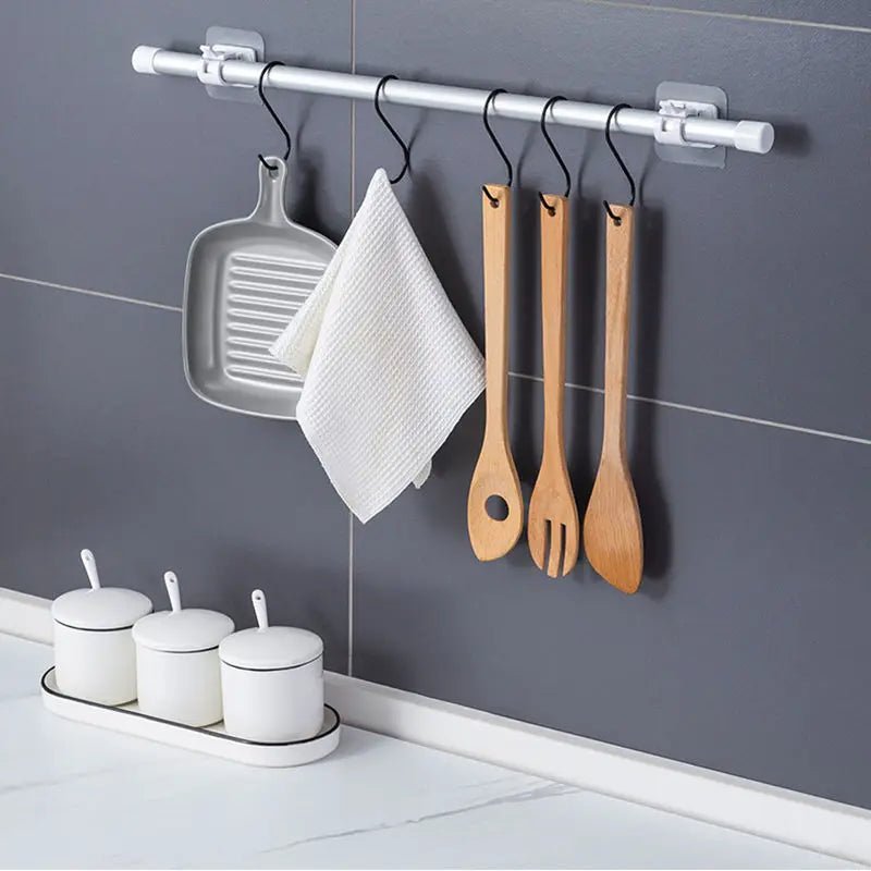 Adjustable Nail - Free Self Adhesive Curtain Rod Clip - Xnest