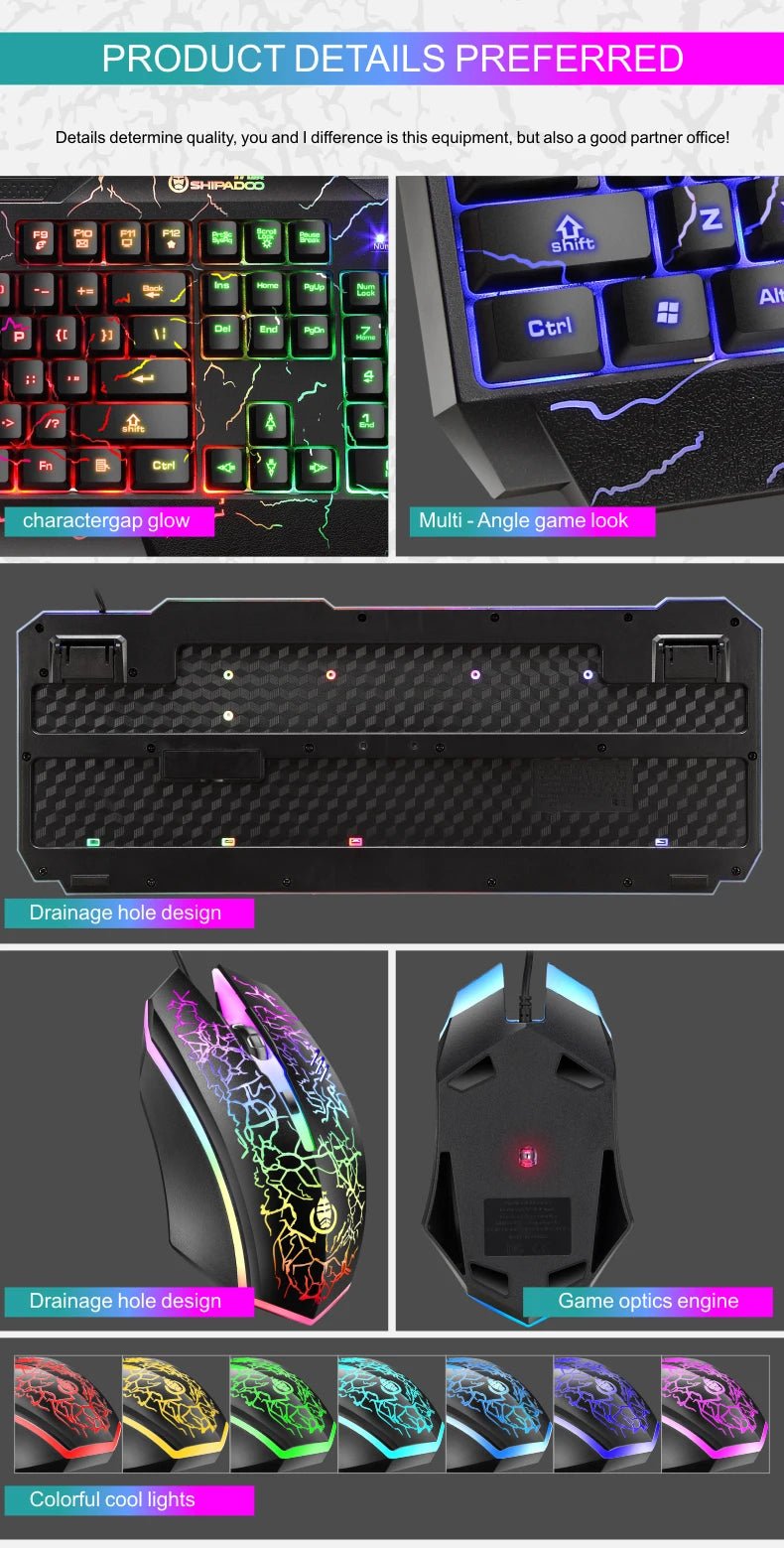 Gaming Keyboard & Mouse Set - Xnest