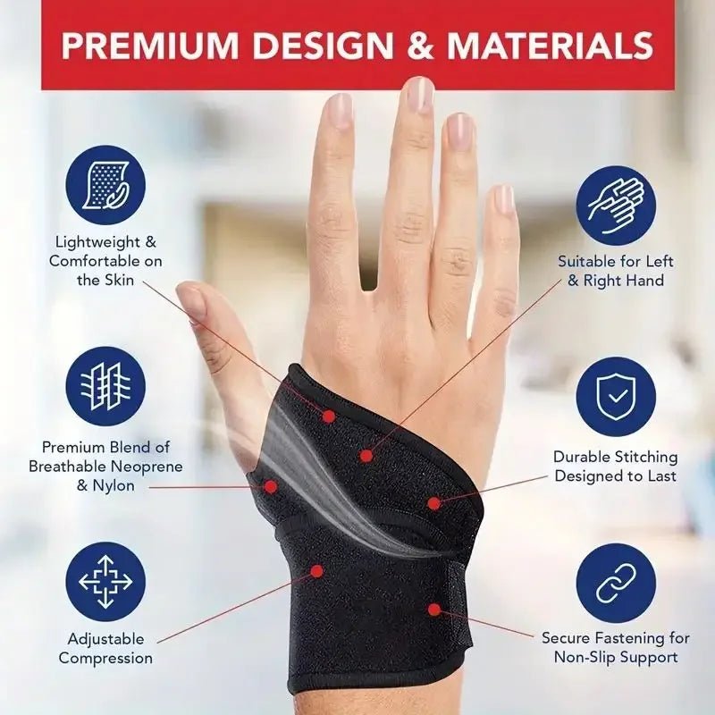 Adjustable Wrist Brace Support Wrap Perfect for Women & Men - Xnest