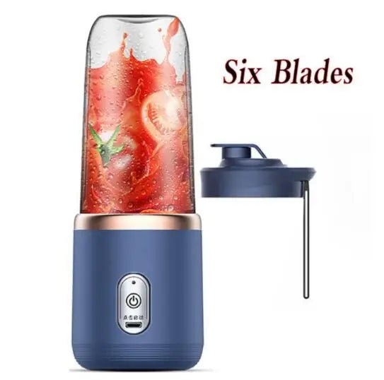 Portable 6 Blades Fruit Juicer with USB Charging - Xnest