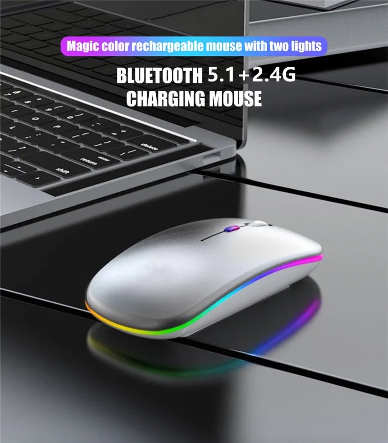 Silent Rechargeable Wireless Mouse - Xnest