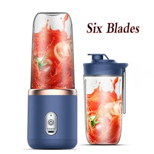 Portable 6 Blades Fruit Juicer with USB Charging - Xnest