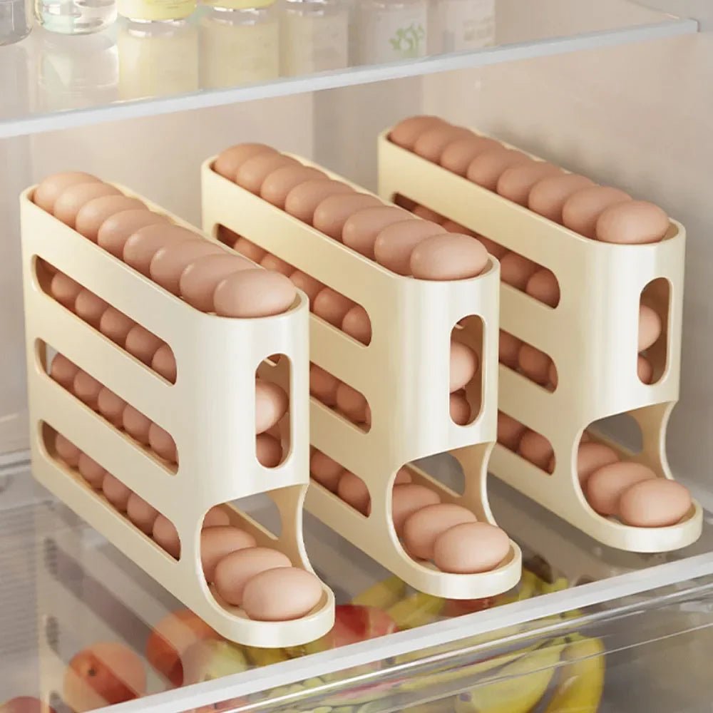 4 Layers Automatic Rolling Egg Holder - Xnest