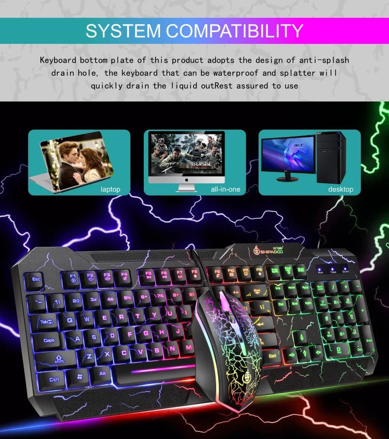 Gaming Keyboard & Mouse Set - Xnest