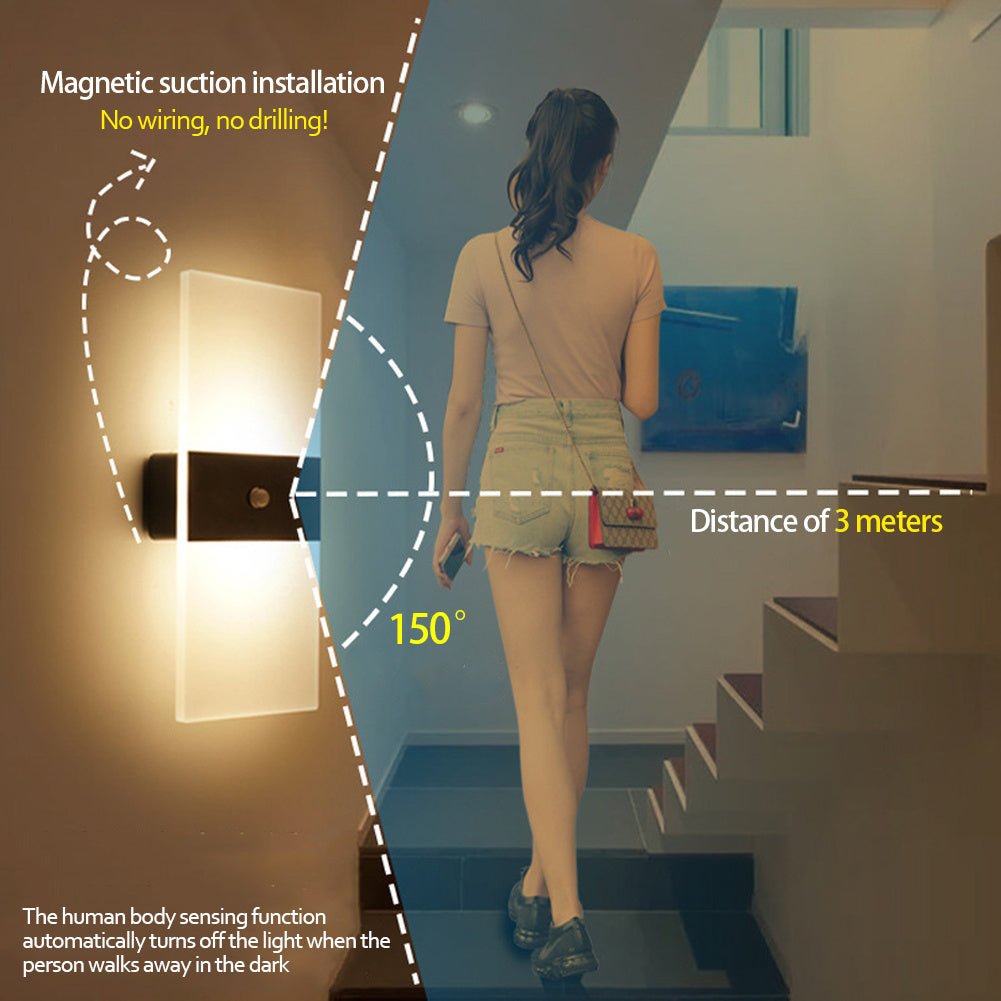 USB Rechargeable Motion Sensor Wall Lights - Xnest