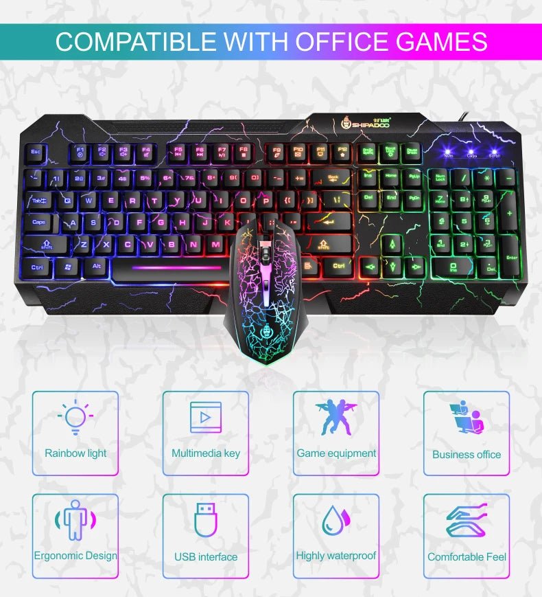 Gaming Keyboard & Mouse Set - Xnest