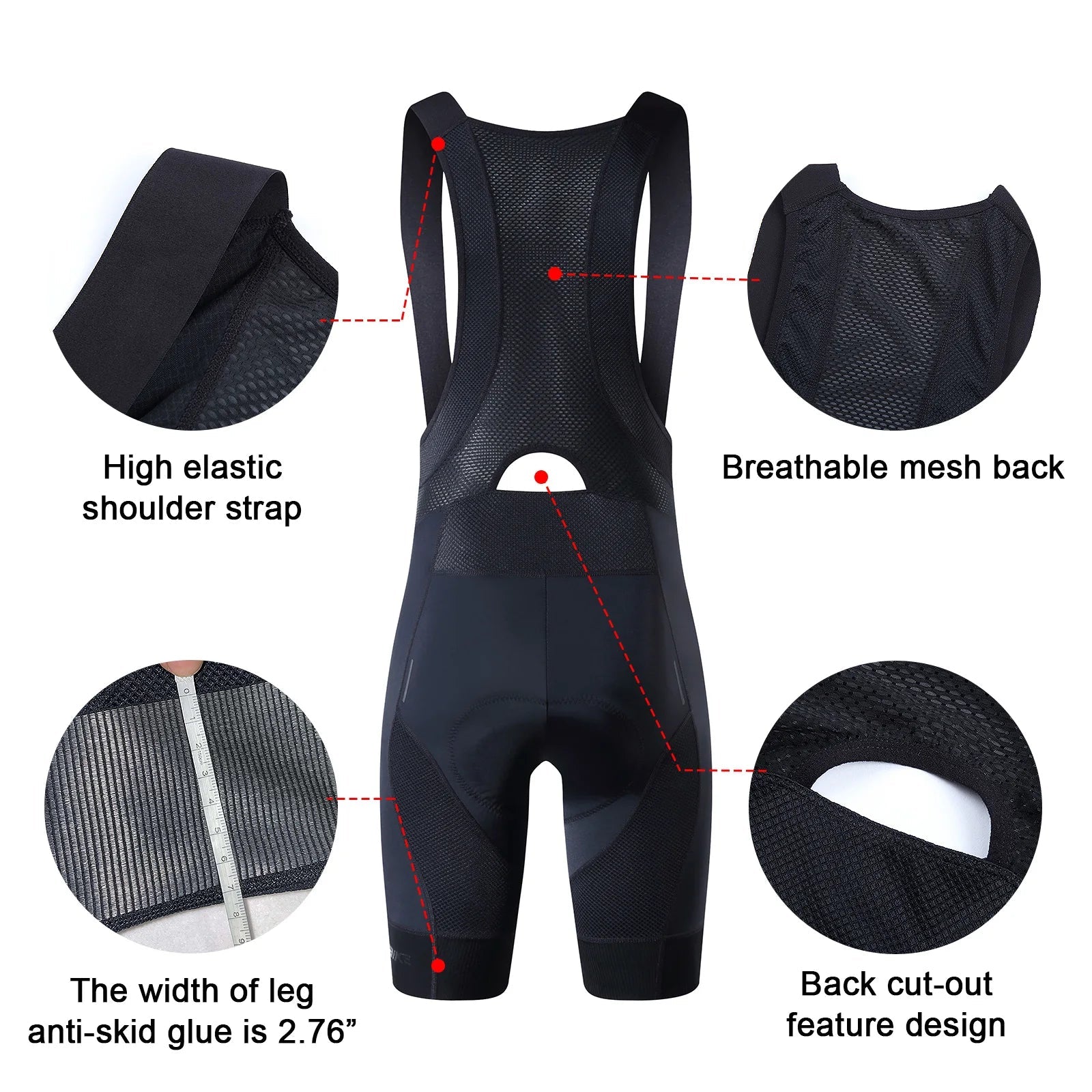 YKYWBIKE Cycling Bib Shorts for Men - Xnest