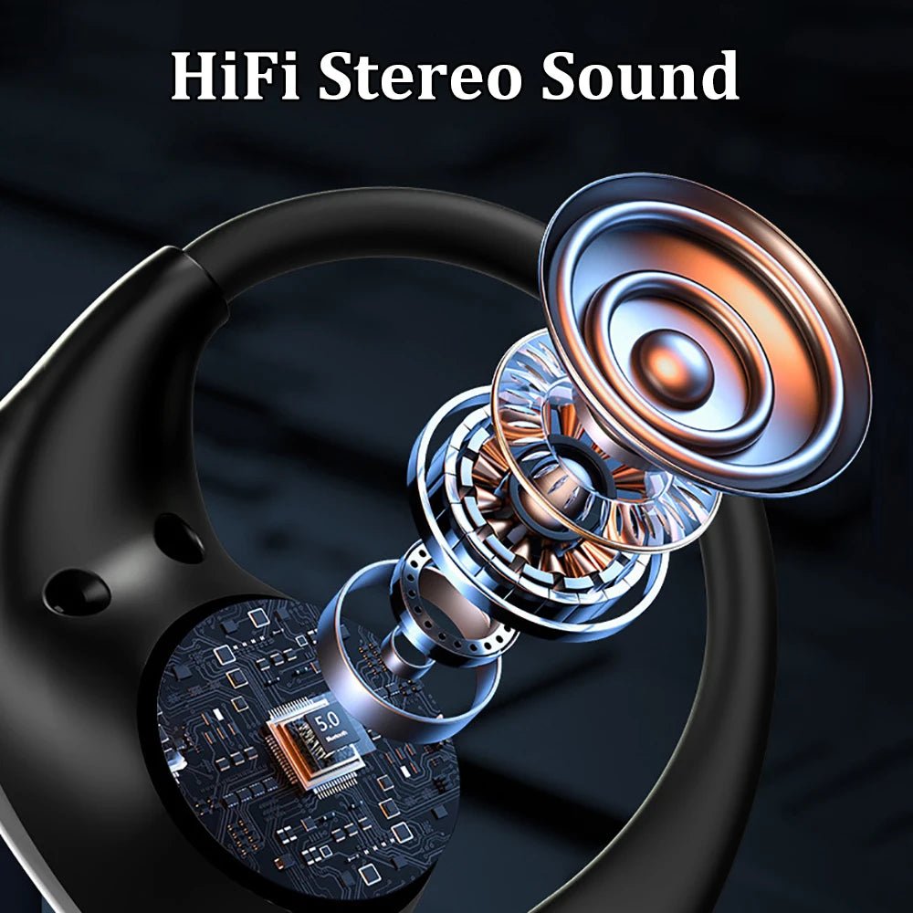 Bluetooth 5.4 Ear Hook HiFi Stereo Waterproof TWS Wireless Headphones - Xnest