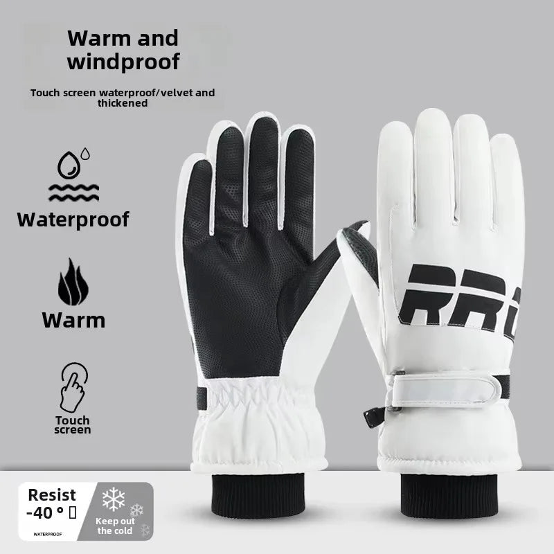 Non - Slip Waterproof Winter Cycling Ski Gloves - Xnest