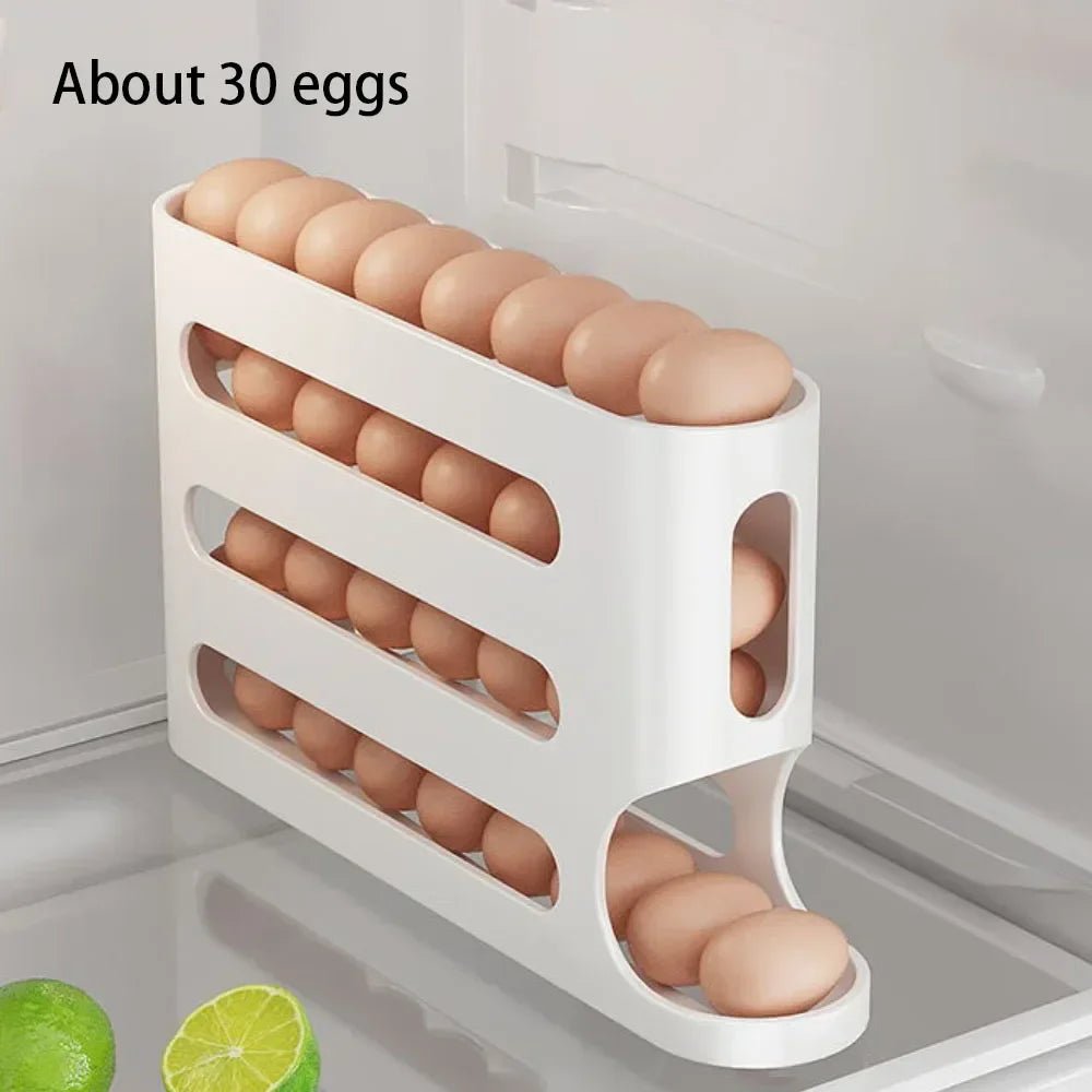 4 Layers Automatic Rolling Egg Holder - Xnest