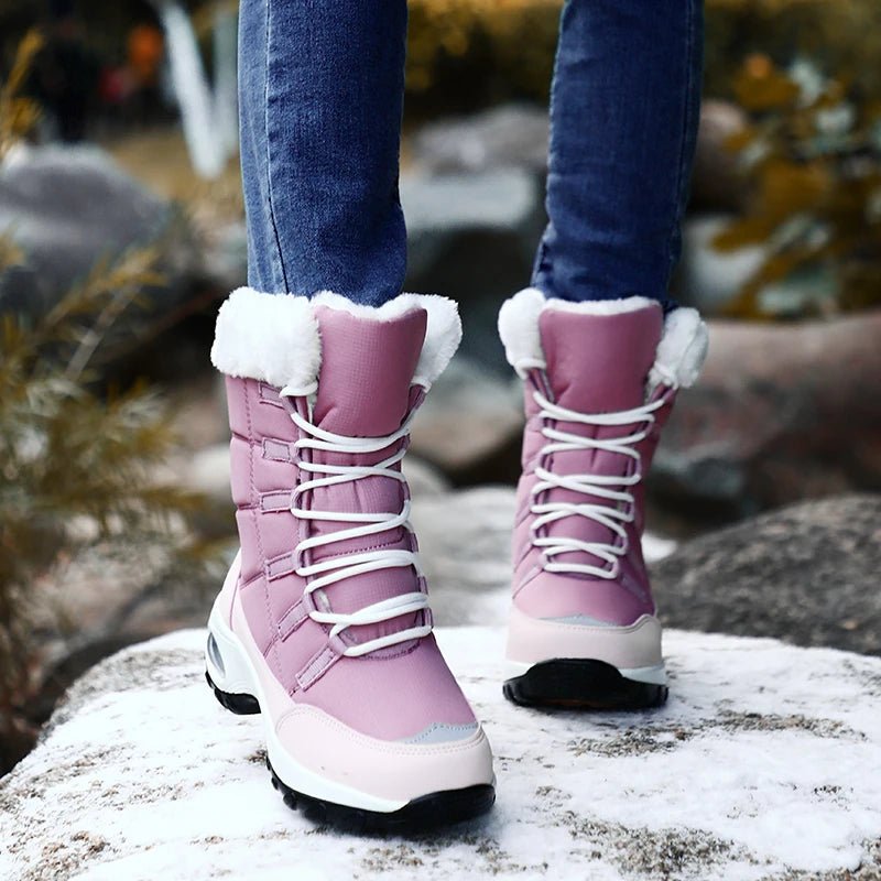 Women's Waterproof Winter Snow Boots - Xnest