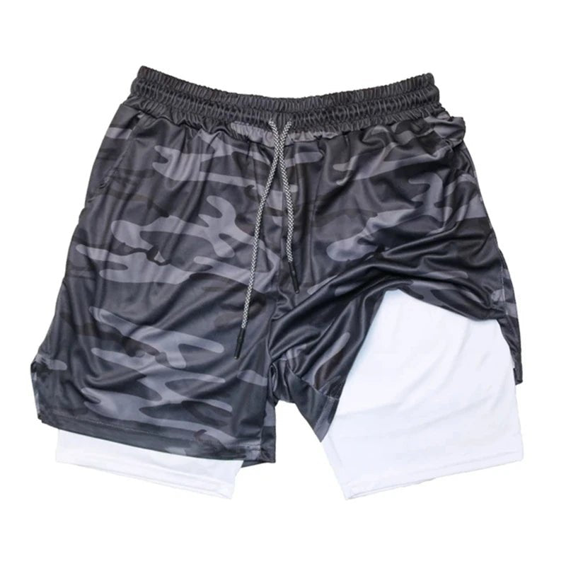 Men's Multi Pocket Fitness Running Shorts - Xnest