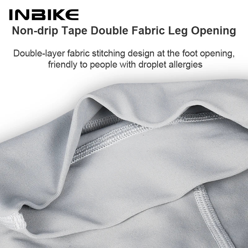 INBIKE Men's High - Waisted Cycling Bib Shorts - Xnest
