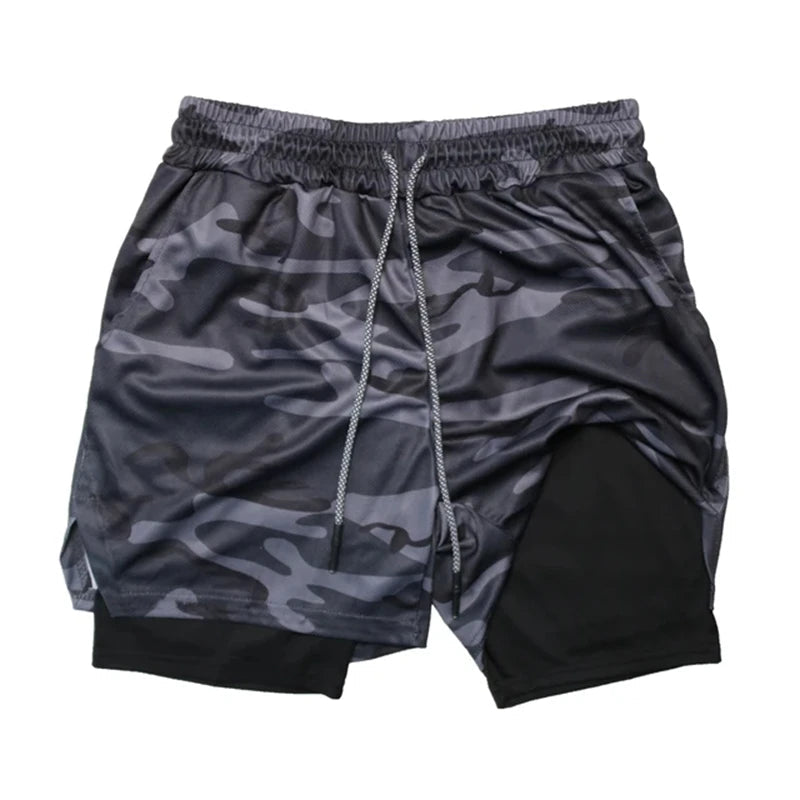 Men's Multi Pocket Fitness Running Shorts - Xnest