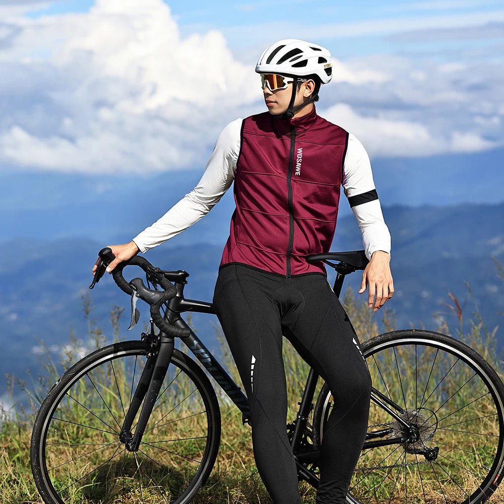 WOSAWE Winter Cycling Gilet for Men - Xnest