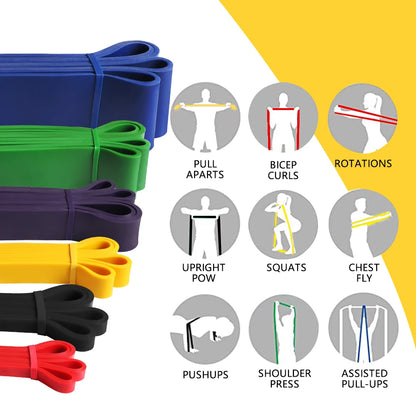 Heavy Duty Latex Resistance Exercise Elastic Band