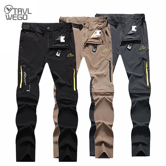 TRVLWEGO Men's Waterproof Camping Hiking Trekking Pants
