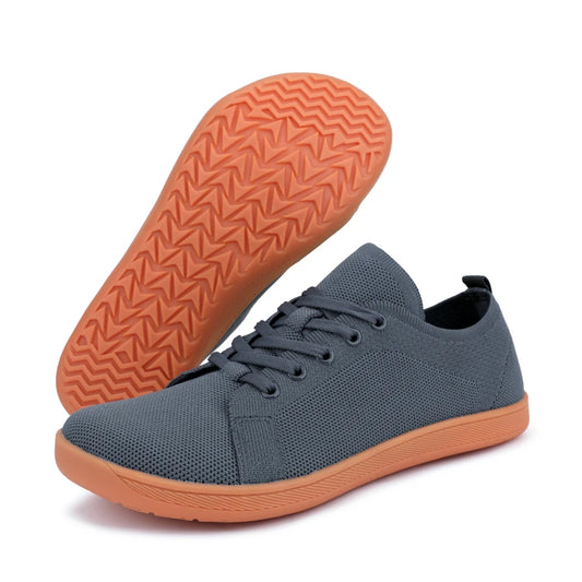 Wide Toe Unisex Walking Shoes with Breathable Mesh
