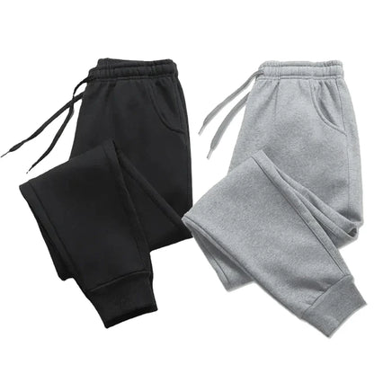 Mens Casual Autumn Winter Fleece Sweatpants for Running Jogging Sports Gym