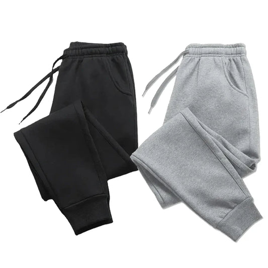 Mens Casual Autumn Winter Fleece Sweatpants for Running Jogging Sports Gym