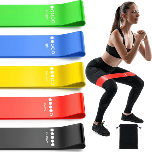 TPE Rubber Resistance Bands Fitness Set