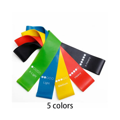 TPE Rubber Resistance Bands Fitness Set