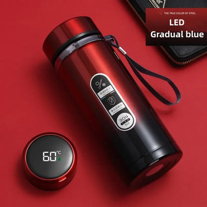 500ML-1Liter Stainless Steel Thermos Bottle with LED Temperature Display