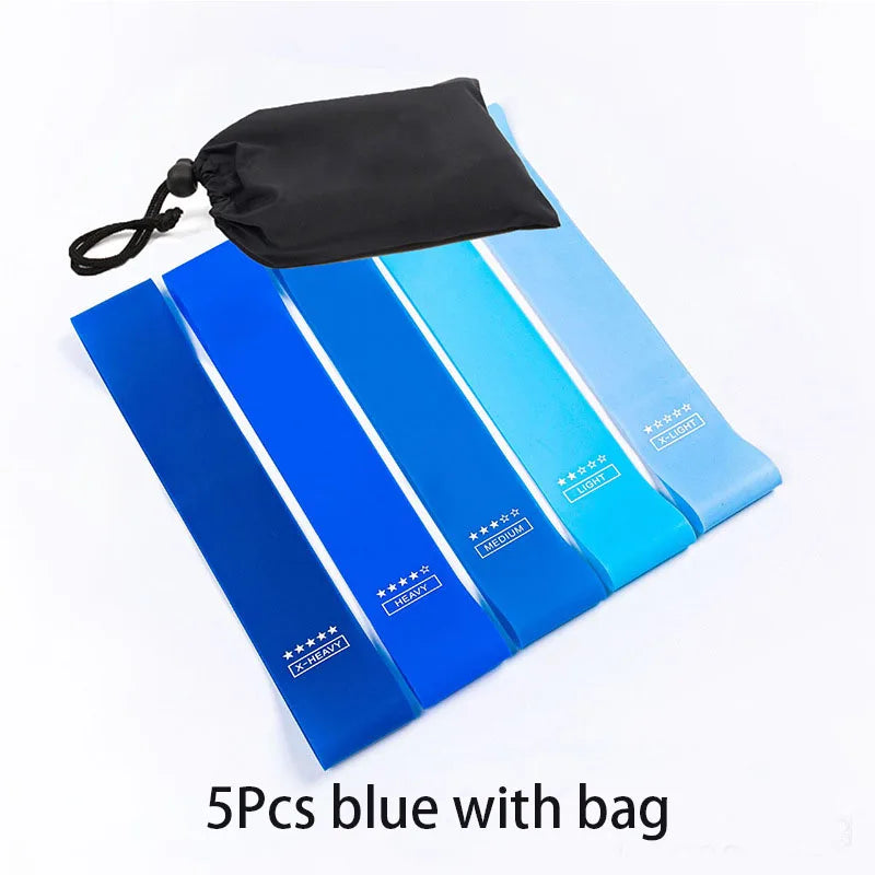 TPE Rubber Resistance Bands Fitness Set