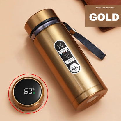 500ML-1Liter Stainless Steel Thermos Bottle with LED Temperature Display