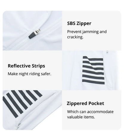 Short Sleeve Reflective Cycling Jersey for Men