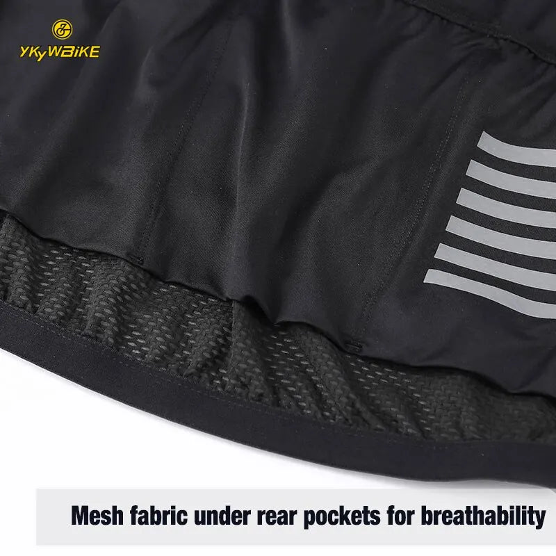 Short Sleeve Reflective Cycling Jersey for Men