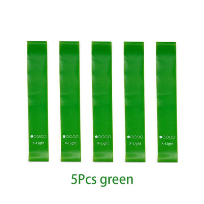TPE Rubber Resistance Bands Fitness Set