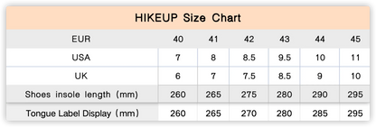 HIKEUP Suede Leather Men's Hiking Trekking Shoes