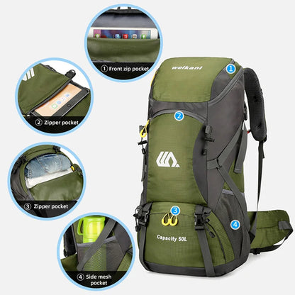 50L Travel Camping Hiking Bag