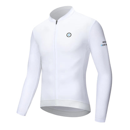 Slim Fit Breathable Men's Long Sleeve Cycling Jersey