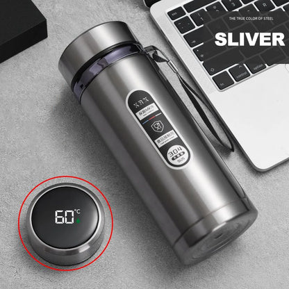 500ML-1Liter Stainless Steel Thermos Bottle with LED Temperature Display