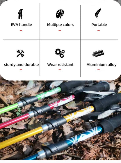 5 Section Outdoor Trekking Pole
