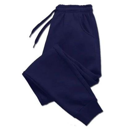 Mens Casual Autumn Winter Fleece Sweatpants for Running Jogging Sports Gym