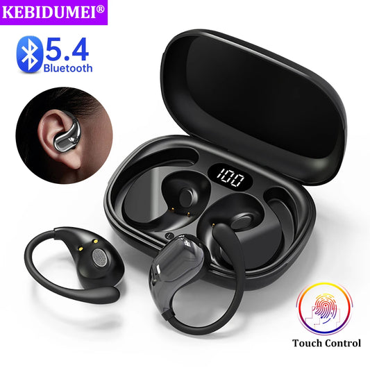 Bluetooth 5.4 Ear Hook HiFi Stereo Waterproof TWS Wireless Headphones
