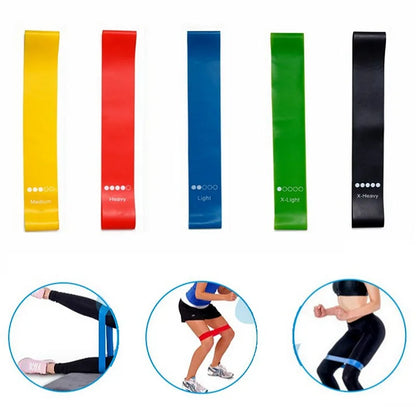 TPE Rubber Resistance Bands Fitness Set