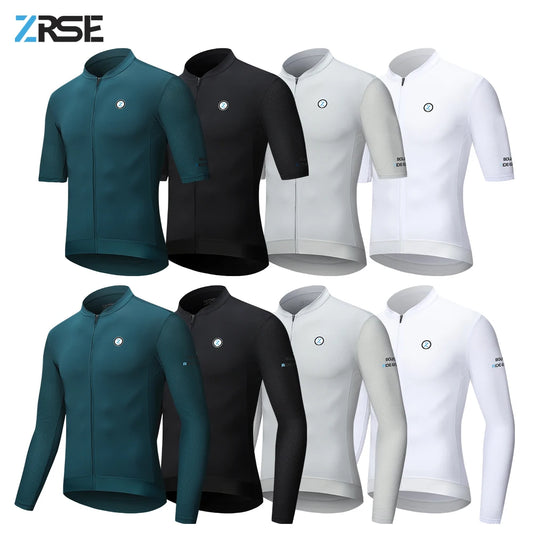 Slim Fit Breathable Men's Long Sleeve Cycling Jersey