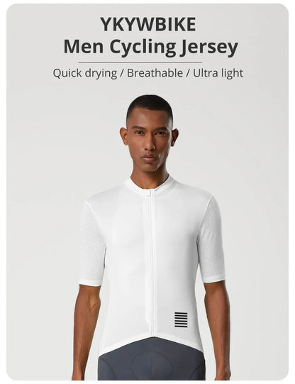 Short Sleeve Reflective Cycling Jersey for Men