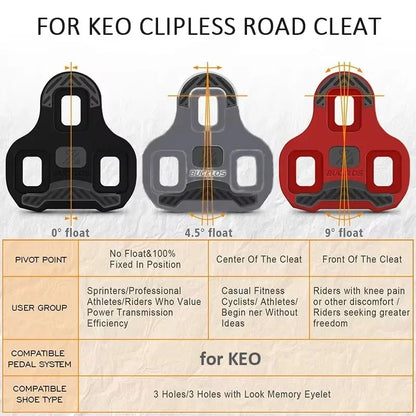 Look KEO Compatible Bike Pedal Cleats