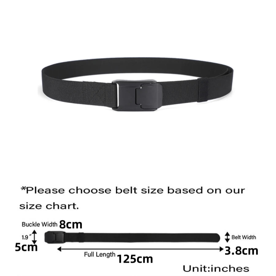 Stretch Belt For Men and Women with Quick Release Buckle