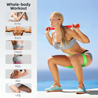 TPE Rubber Resistance Bands Fitness Set