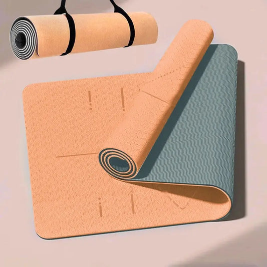 WESTTUNE Eco Friendly Non-Slip Yoga Mat Non Slip with Carrying Strap and Bag for Women